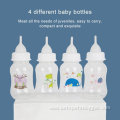 Pet Feeding Bottle Kit Feeder Milk Bottle Nipple